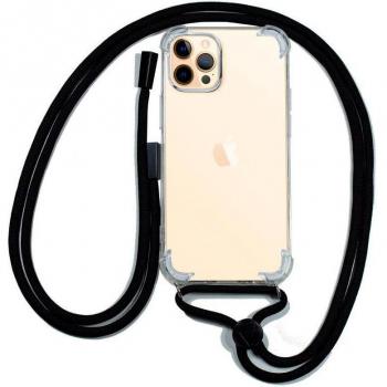 Funda con Cordón Negro para iPhone 12 Pro Max