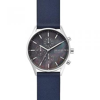 Skagen Men's Analogue Quartz Watch with Leather Strap SKW6653