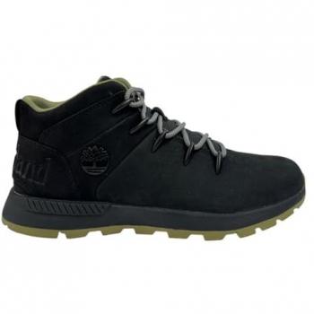 Botín Timberland A6DQDE-LK1 Sprint Trekker Black de Hombre, color negro, tipo mid, para moda casual, talla 43