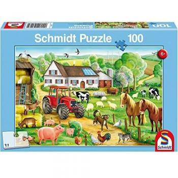 Schmidt Spiele 56003 - Granja Alegre, 100 Partes