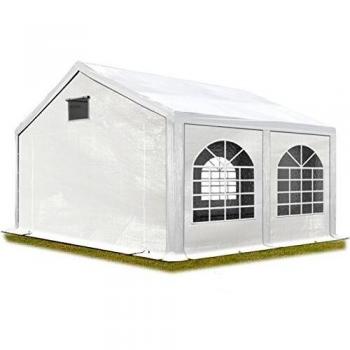 Carpa para fiestas TOOLPORT 3x4 m, alta calidad PE 550, con base reforzada, blanca