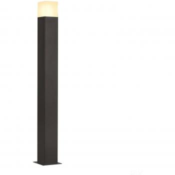 Baliza de Jardín SLV GRAFIT 90 POLE en Antracita con Diseño Cuadrado de Altura 90 cm