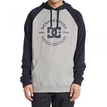 Dc Shoes Sudadera con Capucha DC Star Pilot Raglan para Hombre, Talla M, diseño raglán, material cómodo y duradero, estilo urbano