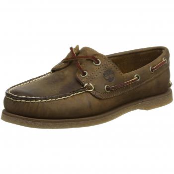 Timberland Classic Leather Boat Shoe for Men in Light Brown, Size 45