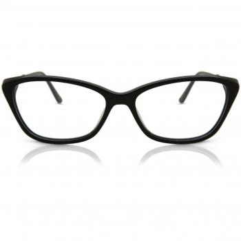 Gafas Cat Eye Montura Completa Plástico Negros Armazones para Mujer - Gafas Anti-Azules - SmartBuy Collection