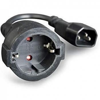 Cablexpert - Conexion Shucko Hembra A Iec C14 Macho 0.15Mts