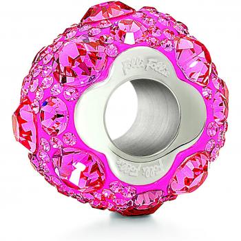Abalorio de Mujer Folli Follie Rosa 3P13F019D (1 cm)