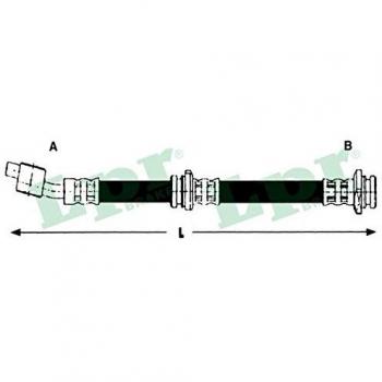 Tubo Flexible de Frenos LPR 6T48291 para Eje Delantero Izquierdo
