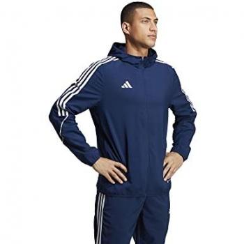 Cortavientos de fútbol Adidas Tiro 23 League para hombre, color azul marino, modelo HZ9067, talla XL