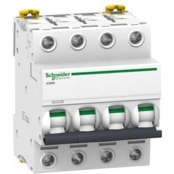 Disyuntor Acti9 IC60N 4P 25A Curva C Schneider Electric