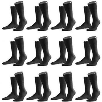 Falke Men's Airport Wool Blend Socks - Anthracite Melange - Size 41-42