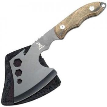 ELK RIDGE Tomahawk Axe - Cuchillo de Caza, Color Negro