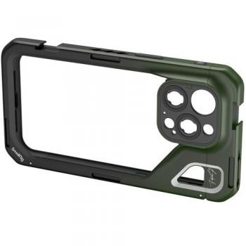 SmallRig 4473 Brandon Li Special Green Mobile Video Cage for iPhone 15 Pro Max