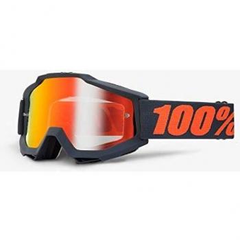 Desconocido 100% Accuri Anti Fog Mirror - Gafas Enduro - Gris/Rojo 2019