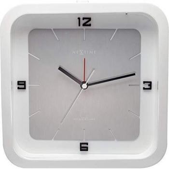 Nextime 5221WI Square Despertador, Blanco
