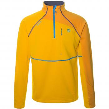 Ternua ® Burzum 1/2 Zip M Camiseta, Hombre, Amarillo