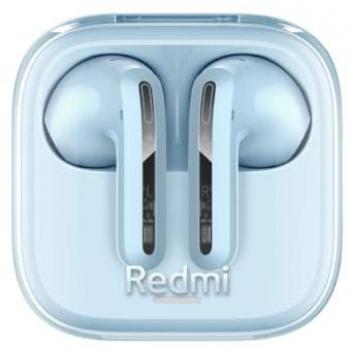 Auriculares Bluetooth Xiaomi Redmi Buds 6 Active Azul con estuche de carga, autonomía de hasta 36 horas, cancelación de ruido, ligeros y Bluetooth 5.3