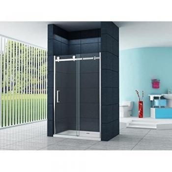 8 mm Puerta de nicho / Puerta corrediza SOIL 115 x 195 cm / Puerta de la ducha Puerta de nicho Mampara de ducha Ducha Vidrio transparente