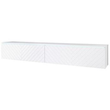Mesa de TV Sarasota 166 LED Blanco 180x30x33cm