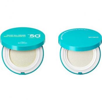 SCINIC All Round Airy Sun Cushion EX SPF 50+ PA++++ - Lightweight Sunscreen Cushion