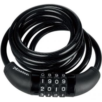 Masterlock RY93451 - Cable de seguridad con candado de combinación configurable
