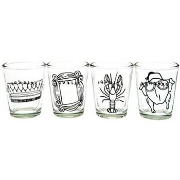 GB EYE Friends Doodle - Juego de 4 vasos de chupito