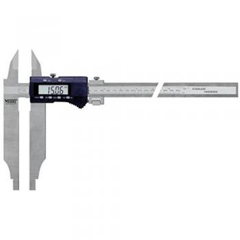 VOGEL 207021 - Calibre pie de rey monobloc electrónico-digital DIN 862 con puntas para tornero - Capacidad 300 mm - Resoluc. 0,02 mm - Repetic. 0,01 mm