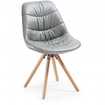 Kavehome Silla Ralf acolchada, gris