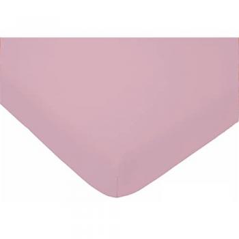 Sábana Bajera Ajustable 50% Algodón 50% Poliéster Tacto Suave - Colores Lisos (Rosa - C3, Cama 90-90x200+30cm)