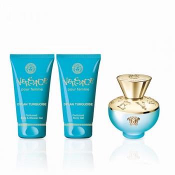 Versace Dylan Turquoise Women's Gift Set - 50 ml Eau de Toilette, 50 ml Shower Gel & 50 ml Body Lotion