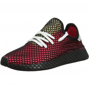 adidas Men's Deerupt Runner Gymnastics Shoes, Shock Red/Real Lilac/Core Black, 8 UK