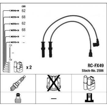 Juego de cables de encendido NGK 2506