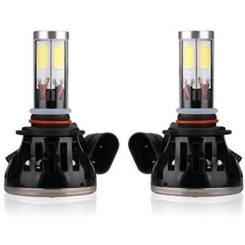 2 piezas - Bombilla LED kits de faros para coches 8cob 40w 4000lm