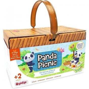 Ludilo Panda Picnic Juego Educativo Prescolar para +2 Años, 21x13x12 cm