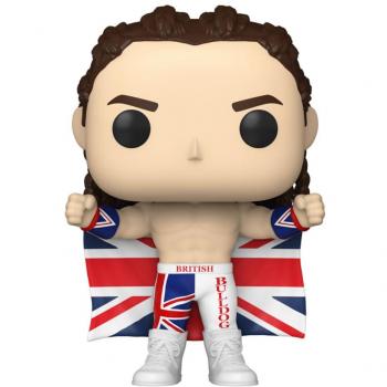 Figura de vinilo FUNKO POP! WWE - BRITISH BULLDOG, edición coleccionista de 9 cm