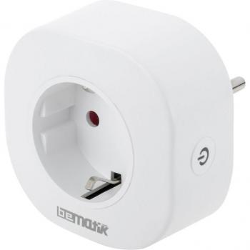 Enchufe Inteligente WiFi 10A 2200W Blanco Compatible con Google Home, Alexa e IFTTT