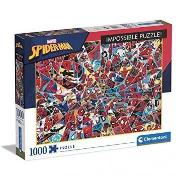 Clementoni Spider-Man 1000 Piezas Spiderman Impossible, Puzzle Adulto Superheroes Marvel