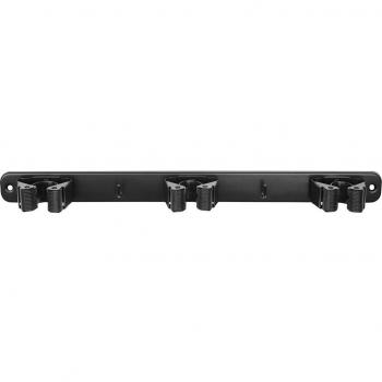 Inofix 3034-3 Colgador de Escobas Triple Negro