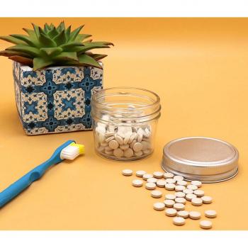 Frasco de Almacenamiento para Tabletas de Cepillado Dental Lamazuna