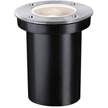 Luminaria Empotrable de Suelo Paulmann GU10, Acero Inoxidable, IP65, Dimmable, Máx 10W