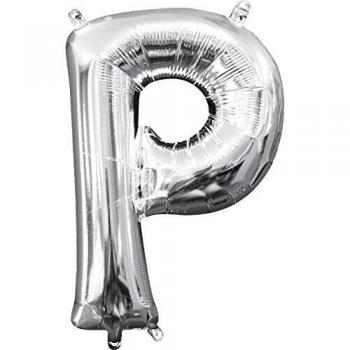 amscan 3304201 - Globo de Papel de Aluminio con Letra P de 40,6 cm