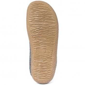 Pantuflas Giesswein VENT Unisex en Gris, cómodas y transpirables
