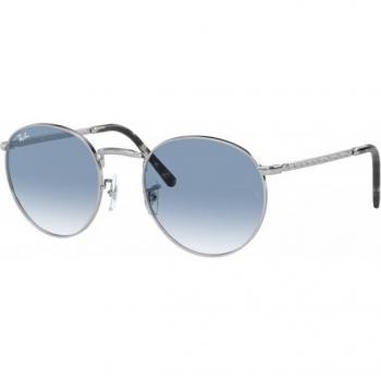 Ray-Ban RB3637 New Round 003/3F Unisex Panthos Silver Sunglasses