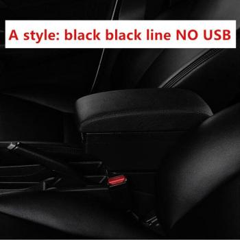 Apoyabrazos de cuero para Fiat Albea, Bravo, Doblo, Linea, Marea, Stilo y Strad v1 - Accesorios de consola central y decoración automotriz