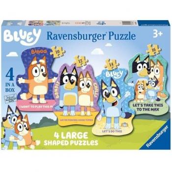 Puzzle Bluey 4 en 1 - 10 -12 -14 -16 piezas
