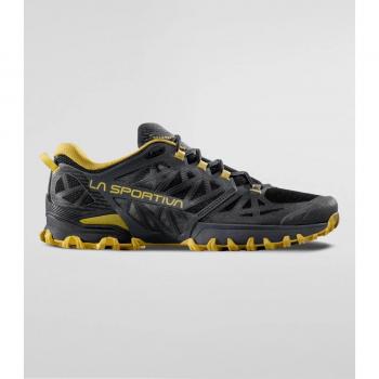 La Sportiva Bushido III Men's Trail Running Shoes - Size 45, Dark Gray/Yellow