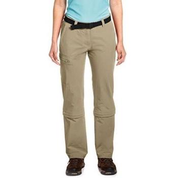 Maier Sports Arolla Women's Zip-Off Outdoor Pants, Water-Resistant, Breathable, 3 Pockets, Regular Fit