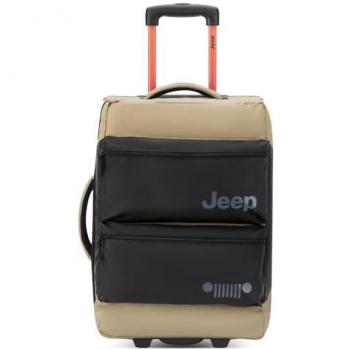 Trolley Delsey Paris x JEEP 37L Beige y Negro 55 cm