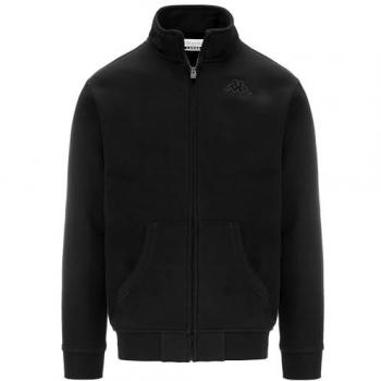 Kappa Sudadera con Cremallera Logo Zentil, Chaqueta, Color Negro, Talla S