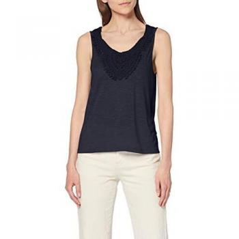 Only Onlisa S/l Crochet Tank Top Jrs Camiseta sin Mangas, Azul